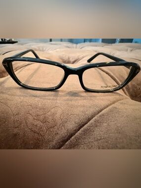 Tom Ford Black Rectangular Eyeglass Frames